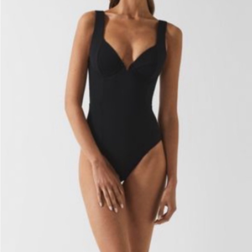 Reiss Black One-Piece Swimsuit